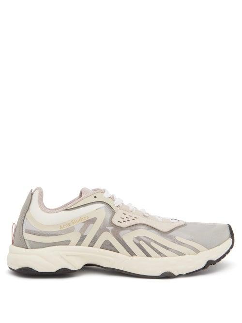 Matchesfashion.com Acne Studios - Panelled Trainers - Mens - White