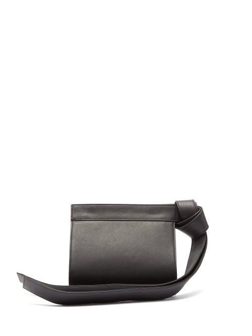 Matchesfashion.com Tsatsas - Tape Xs Leather Clutch - Womens - Black