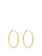 Matchesfashion.com Theodora Warre - Large 18kt Gold-plated Hoop Earrings - Womens - Gold