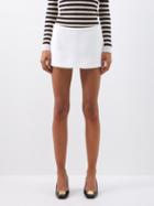 Valentino - Tweed Mini Skort - Womens - White