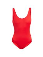 Matchesfashion.com Talia Collins - The Classic Swimsuit - Womens - Red