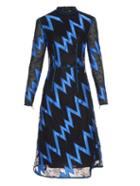 Christopher Kane Lightning-bolt Lace Midi Dress