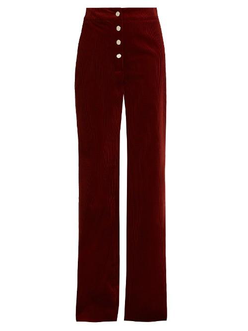 Vanessa Bruno Fylis Staright-leg Corduroy Trousers