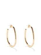 Otiumberg - Large 14kt Gold-vermeil Oval-hoop Earrings - Womens - Yellow Gold
