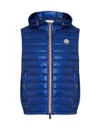 Matchesfashion.com Moncler - Gien Quilted Down Gilet - Mens - Blue