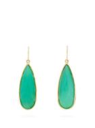 Matchesfashion.com Irene Neuwirth - Chrysoprase & 18kt Gold Drop Earrings - Womens - Green