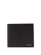 Matchesfashion.com Paul Smith - Mini Print Textured Leather Bi Fold Wallet - Mens - Black
