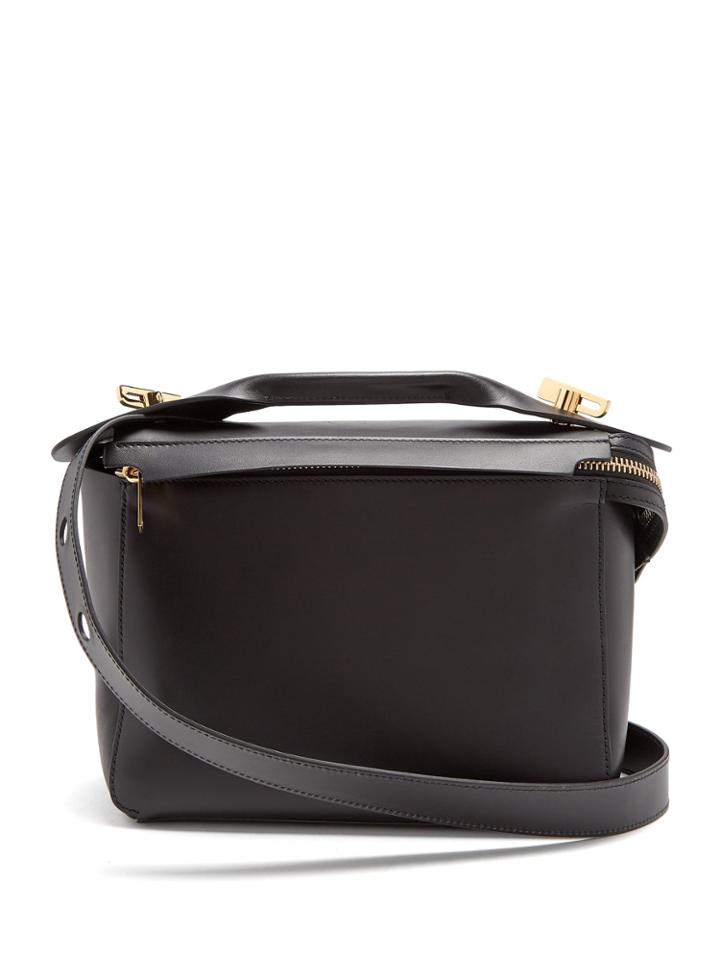 Sophie Hulme Bolt Leather Shoulder Bag