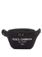 Matchesfashion.com Dolce & Gabbana - Logo Print Neoprene Belt Bag - Mens - Black