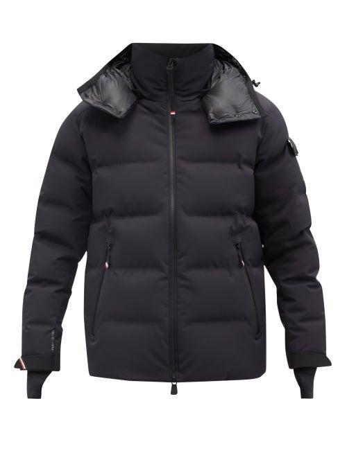 Moncler Grenoble - Montgetech Hooded Quilted Down Coat - Mens - Navy