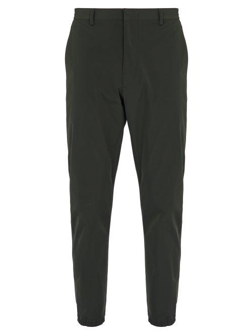 Matchesfashion.com Prada - Technical Elasticated Cuff Trousers - Mens - Green Multi