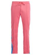 Matchesfashion.com Valentino - Side Stripe Straight Leg Jersey Track Pants - Mens - Pink