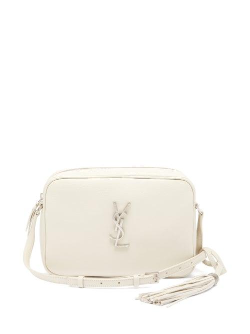 Matchesfashion.com Saint Laurent - Lou Medium Leather Cross-body Bag - Womens - White