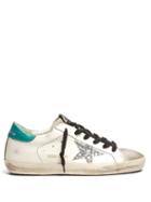 Matchesfashion.com Golden Goose - Super Star Low Top Leather Trainers - Womens - Green White