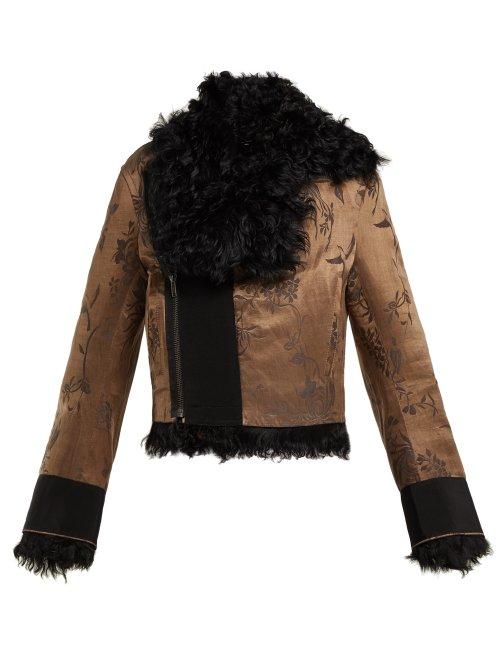Matchesfashion.com Haider Ackermann - Carduus Shearling Jacket - Womens - Black