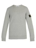 Matchesfashion.com Stone Island - Cotton Jersey Sweatshirt - Mens - Grey