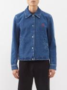 Ami - Ami De Caur-logo Denim Shirt - Mens - Blue