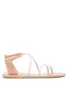 Matchesfashion.com Ancient Greek Sandals - Meloivia Leather Sandals - Womens - Light Pink
