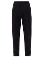 Matchesfashion.com Dunhill - Striped Jersey Track Pants - Mens - Black