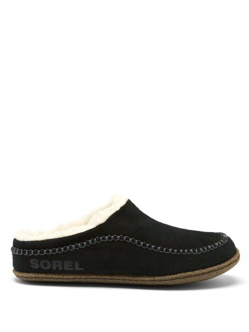 Matchesfashion.com Sorel - Lanner Ridge Suede Slippers - Mens - Black