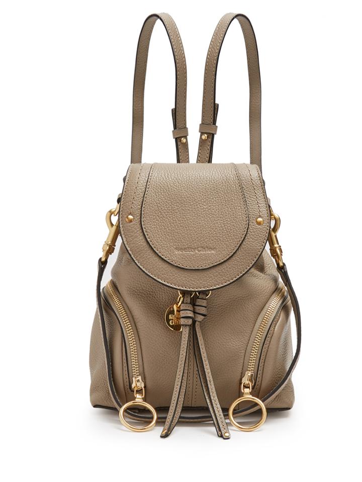 See By Chloé Olga Grained-leather Backpack