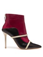 Matchesfashion.com Malone Souliers By Roy Luwolt - Madison Leather Boots - Womens - Burgundy Multi