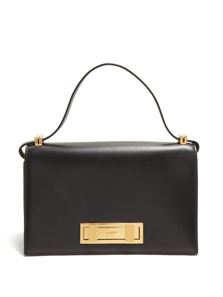 Saint Laurent Domino Medium Leather Shoulder Bag
