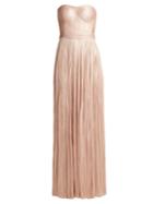 Maria Lucia Hohan Anjoux Strapless Silk Gown