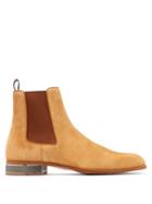 Matchesfashion.com Christian Louboutin - Samsocool Suede Chelsea Boots - Mens - White