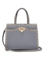 Matchesfashion.com Valentino - Rockstud Small Leather Bag - Womens - Light Blue