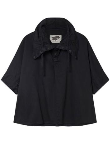 Matchesfashion.com Birkenstock X Toogood - The Mudlark Drawstring-neck Shirt - Womens - Black