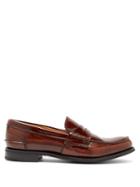 Matchesfashion.com Church's - Pembrey Leather Penny Loafers - Womens - Tan