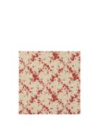 Matchesfashion.com Preen By Thornton Bregazzi - Set Of Four Iris-print Linen Napkins - Red Multi