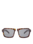 Matchesfashion.com Prada Eyewear - D-frame Tortoiseshell-effect Acetate Sunglasses - Mens - Tortoiseshell