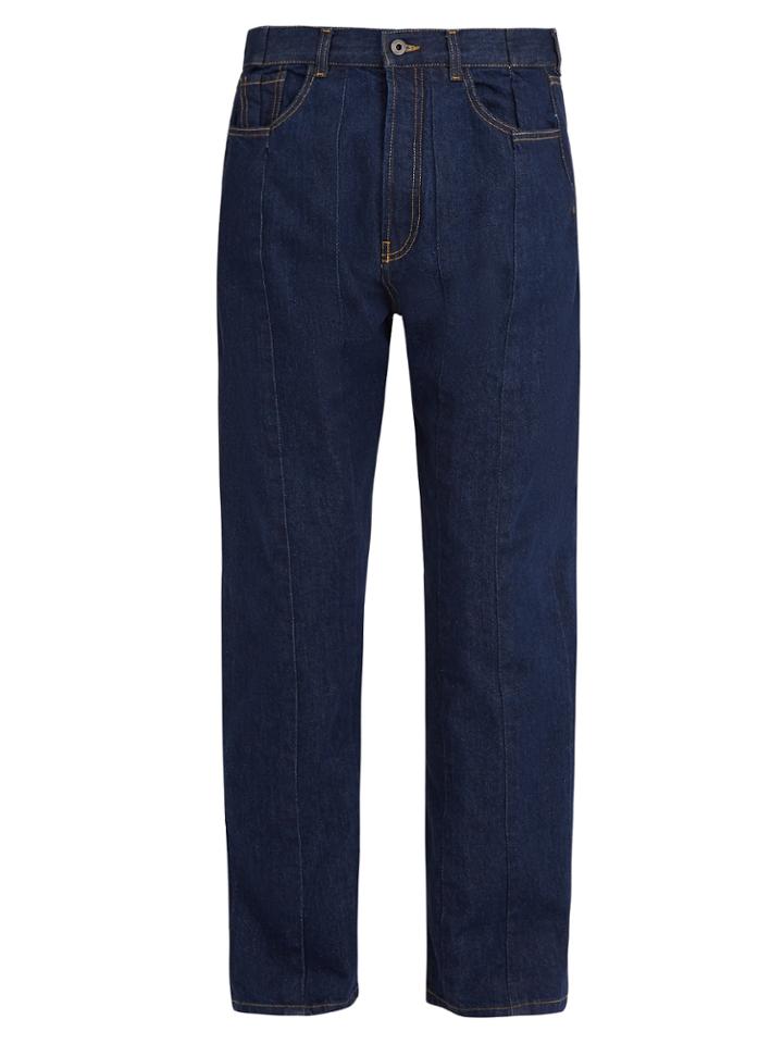 Valentino Panelled Straight-leg Jeans