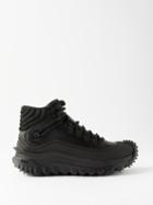 Moncler - Trailgrip Gtx Leather High-top Trainers - Mens - Black