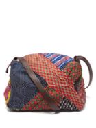 By Walid - Panelled Silk And Wool Holdall - Mens - Multi