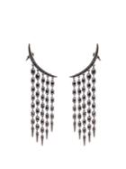 Oscar De La Renta Tendril Crystal-embellished Earrings
