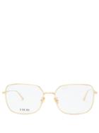 Ladies Accessories Dior - Gemdioro Oversized Metal Glasses - Womens - Gold