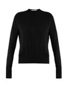 Raey Ribbed-shoulder Silk And Cashmere-blend Sweater