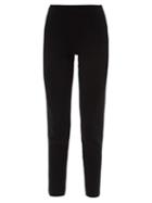 Allude - High-rise Virgin-wool Leggings - Womens - Black