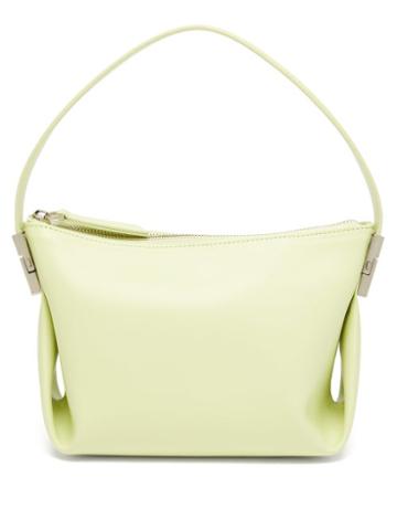 Osoi - Bean Small Leather Shoulder Bag - Womens - Green