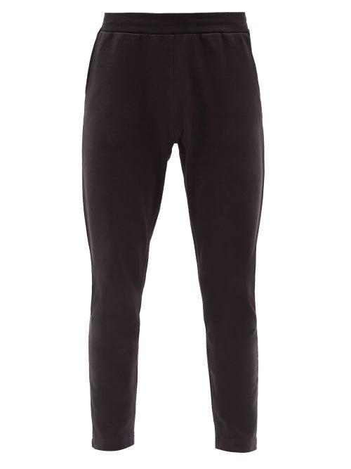 Sunspel - Sea Island-cotton Jersey Track Pants - Mens - Black