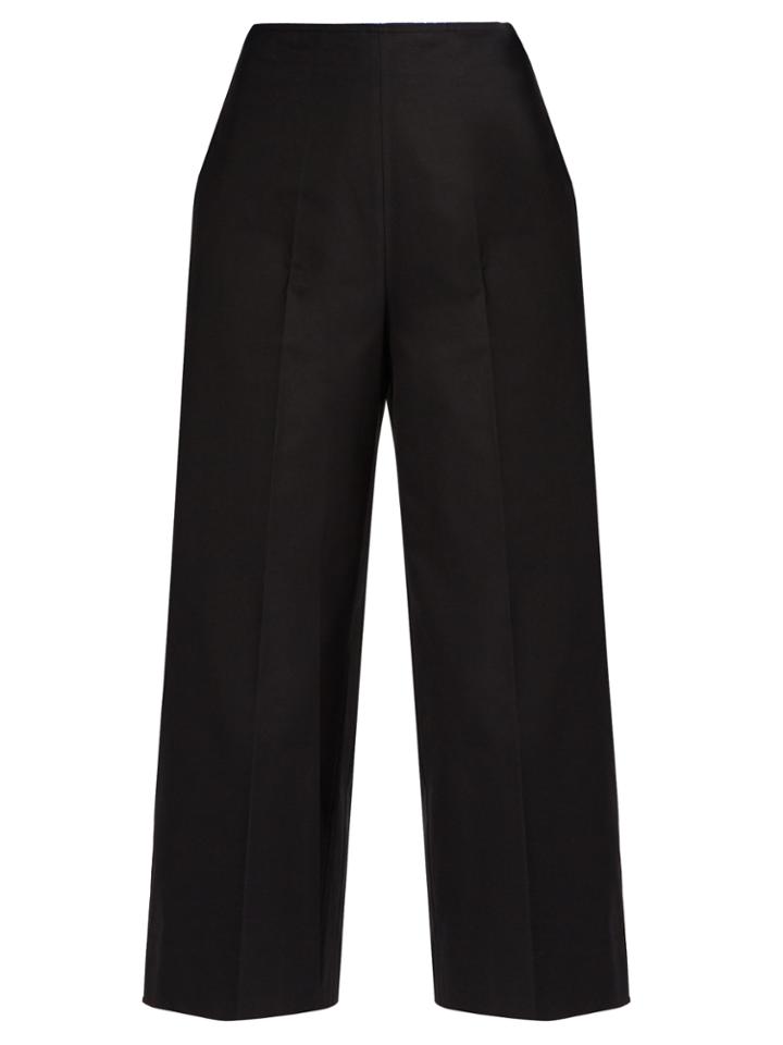 Msgm Wide-leg Cropped Trousers