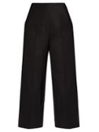 Msgm Wide-leg Cropped Trousers