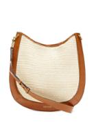 Matchesfashion.com Isabel Marant - Moskan Raffia And Leather Shoulder Bag - Womens - Tan Multi