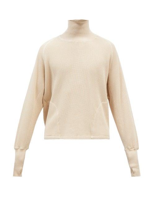 Nicholas Daley - Waffle-knit Cotton Sweater - Mens - White