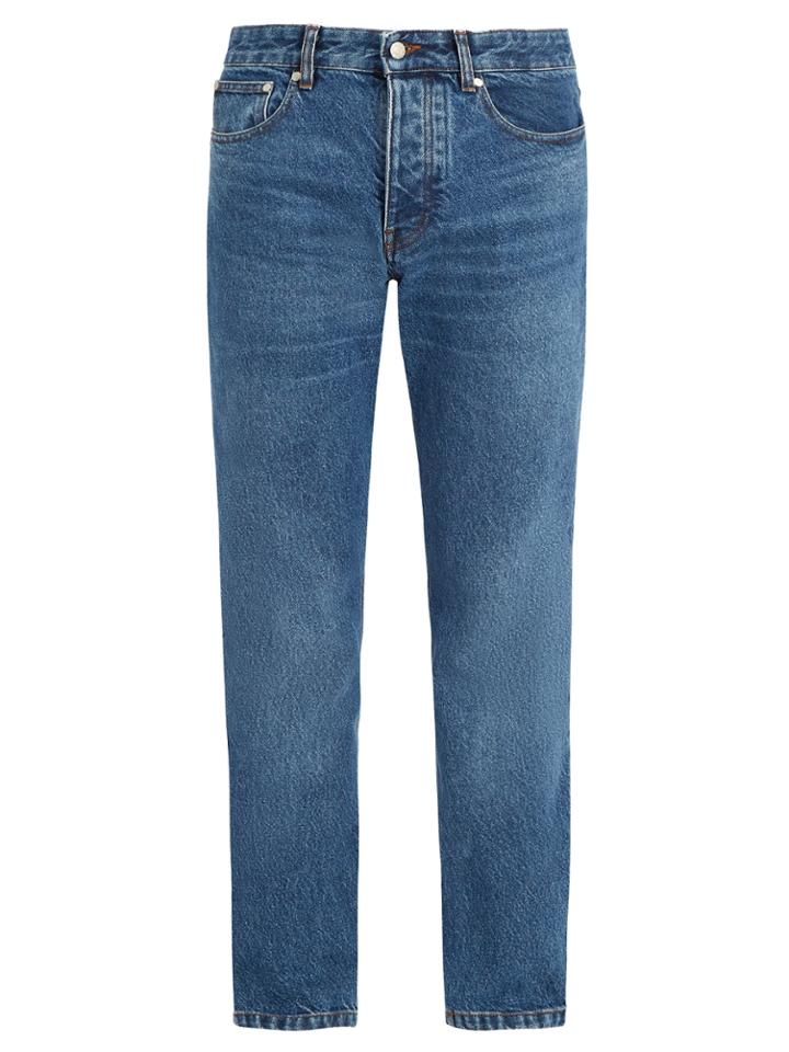 Ami Mid-rise Straight-leg Jeans