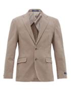 Matchesfashion.com Polo Ralph Lauren - Single Breasted Cotton Blend Blazer - Mens - Grey
