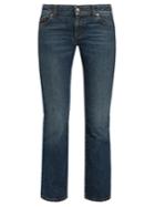 Alexander Mcqueen Mid-rise Cropped Kick-flare Jeans